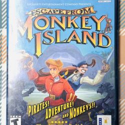 Escape From Monkey Island Sony PlayStation 2 PS2 Complete With Manual Tested
