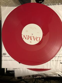Kendrick Lamar DAMN. サイン入り 赤レコード