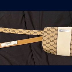 Michael Kors Tan and Cream Belt Bag S/M (35 inches)