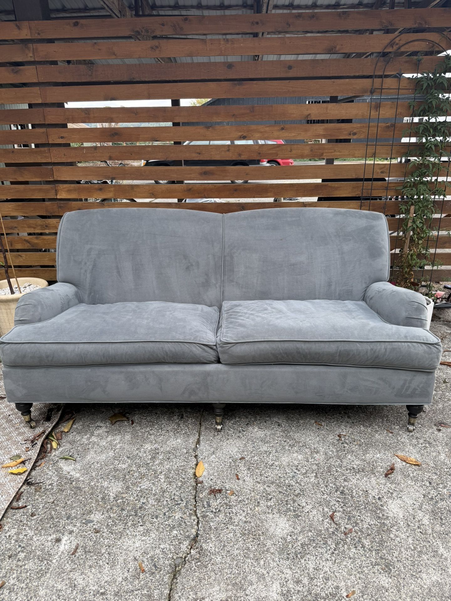 Custom Built Couch Loveseat In Great Condition