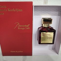 Baccarat Rouge 540 Extrait Parfum Perfume 2.4oz (70ml) NEW IN BOX