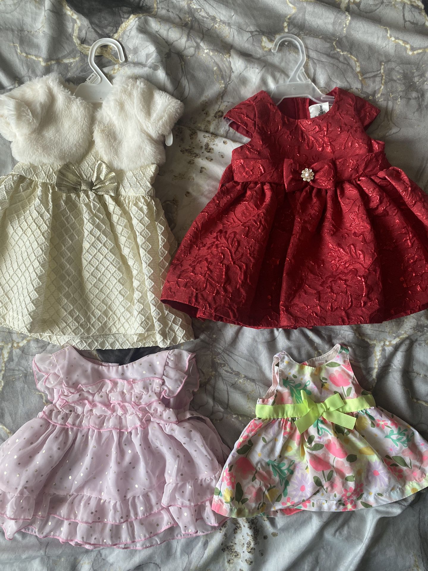 Baby Girls Dresses Newborn, 0-3, 6-9