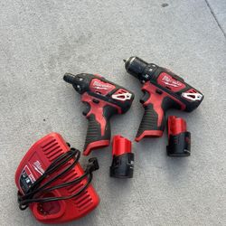 M12 Milwaukee drills set