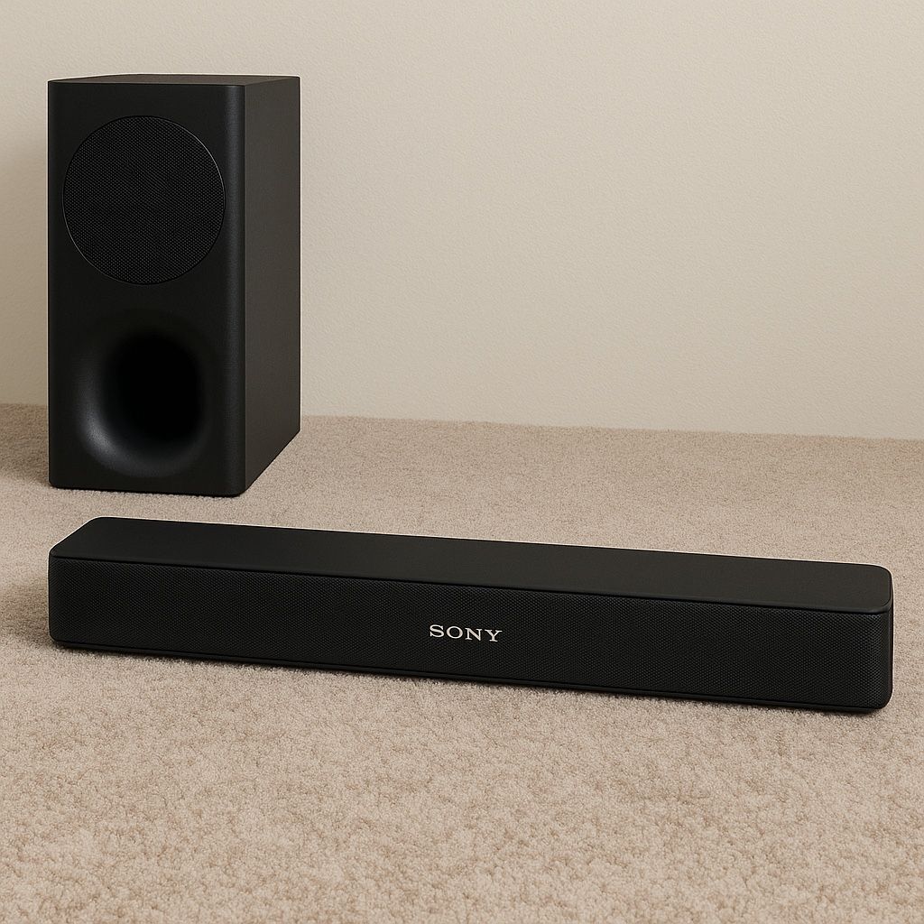Sony - HT-S400 2.1ch Soundbar with powerful wireless Subwoofer - Black