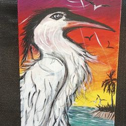 Heron Painting 