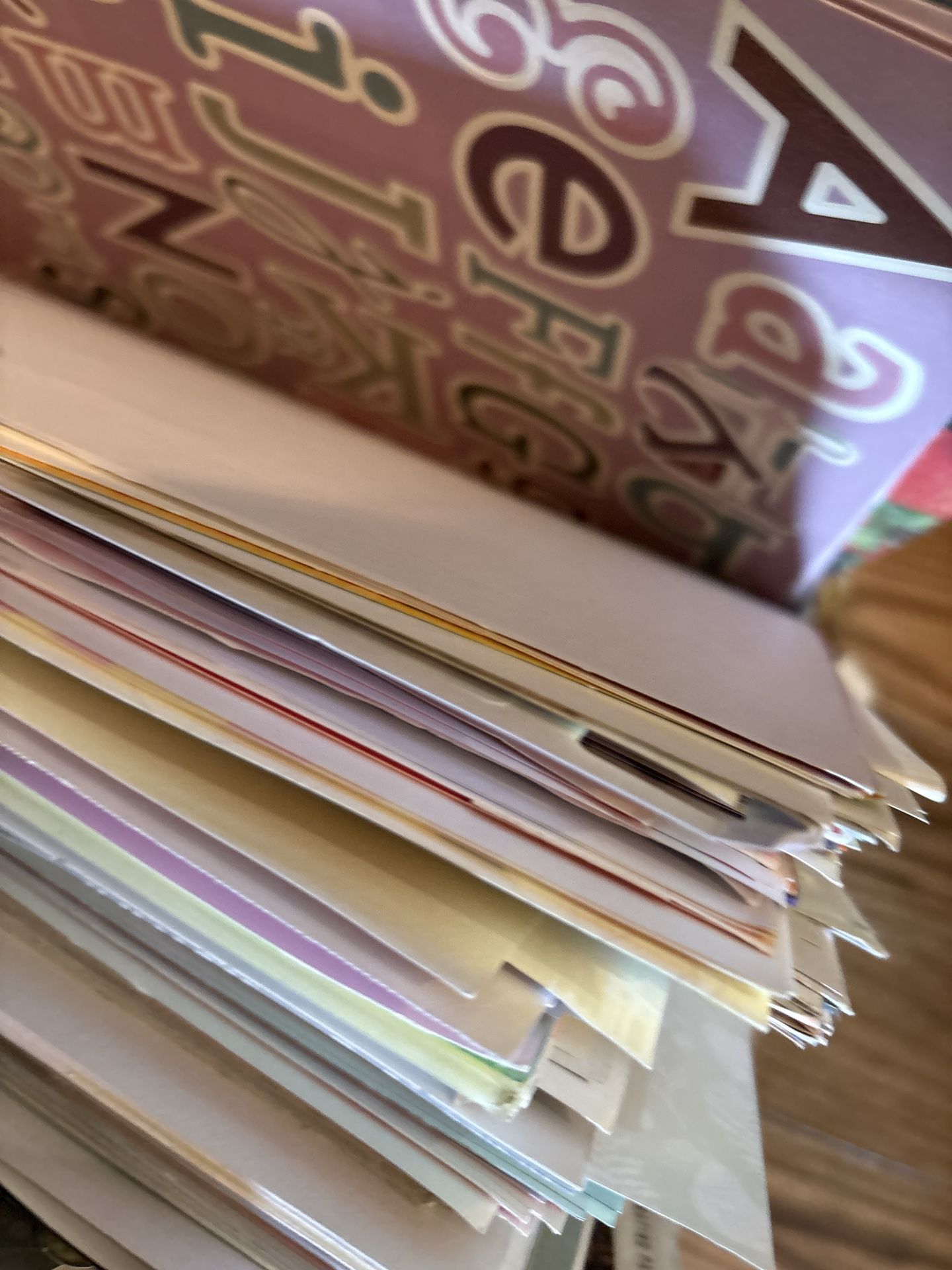 800+ Sheets Of New Scrapbook Paper