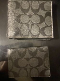 Black men coach wallet