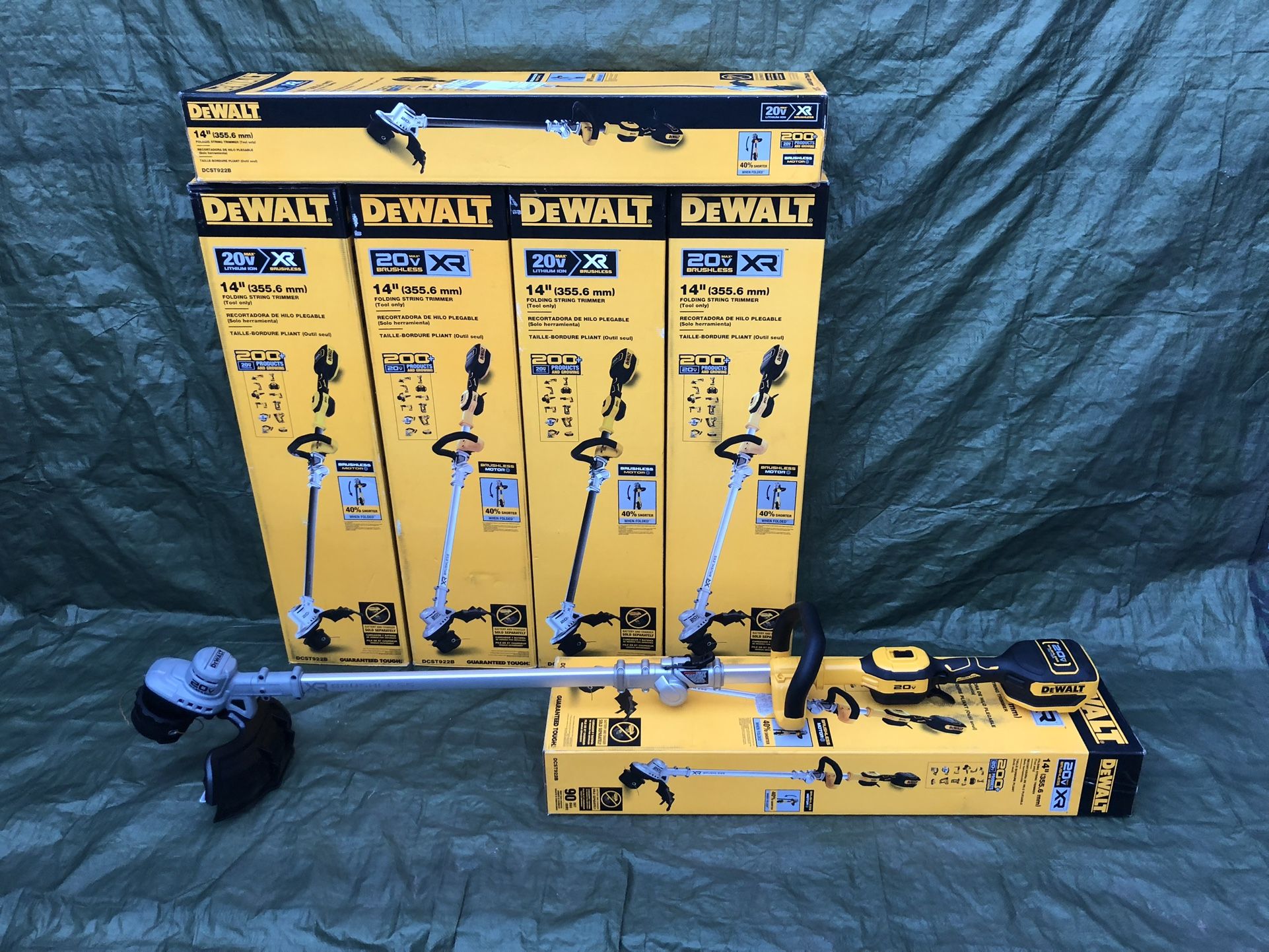 Dewalt 14” Folding String Trimmer 20v XR (Tool Only)