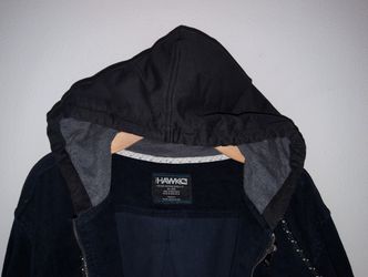 Tony Hawk Blue Corduroy Hoodie Jacket Men's 