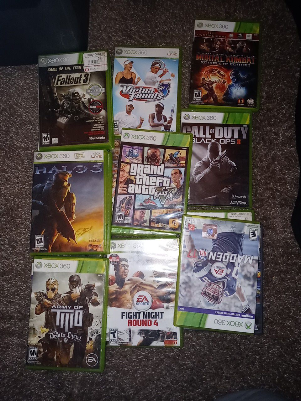 GTA V Fight Night 4 many more Xbox 360 games