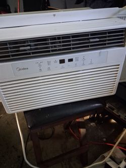A window air conditioner