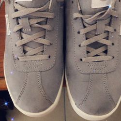 Grey And White Champion Sneakers 