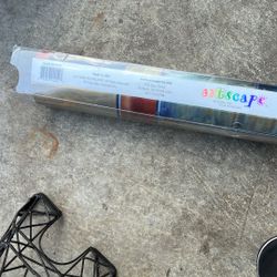 Stained glass design Art Skate Window Covering