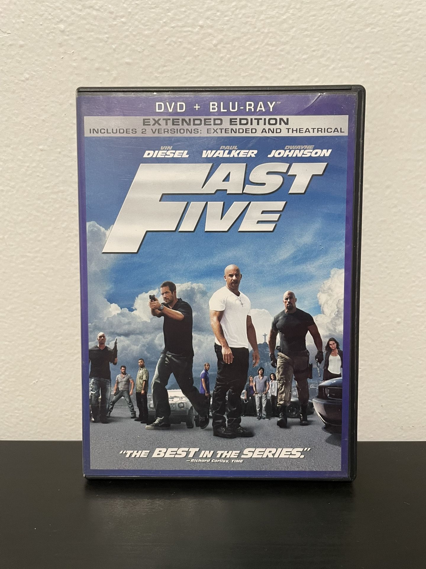 Fast Five Blu-Ray Extended Edition Movie Paul Walker Furious (No DVD) 2011