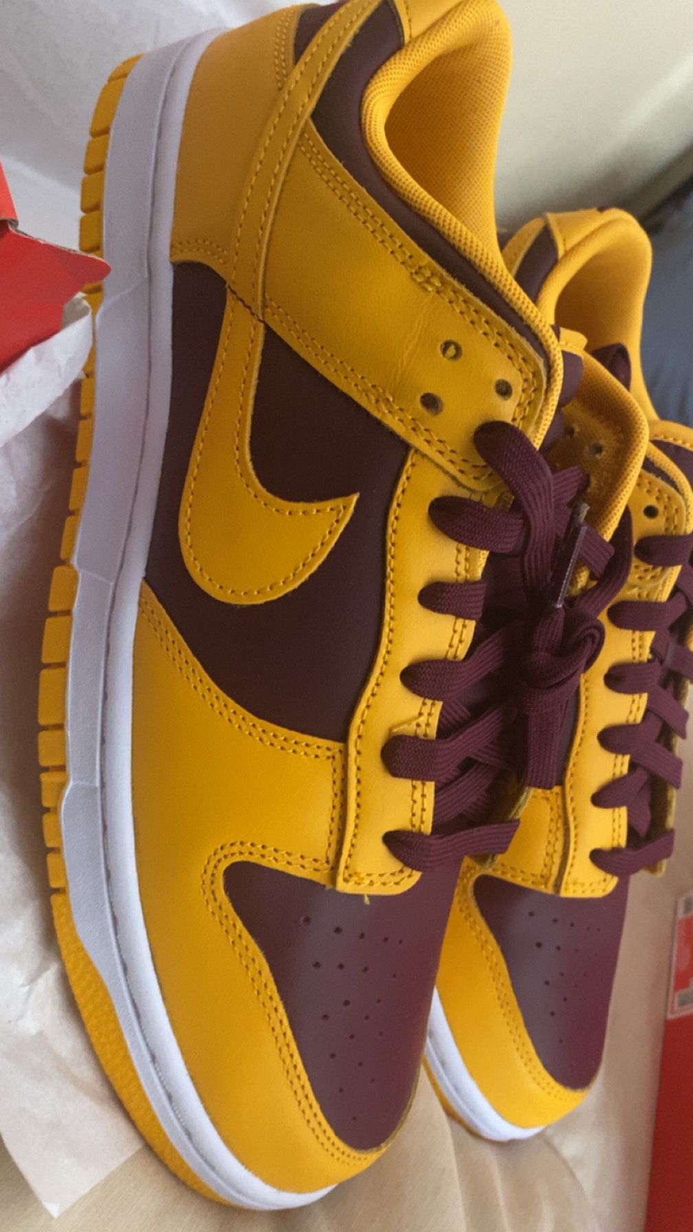Arizona State Nike Dunk lows Brand New Size 10.5