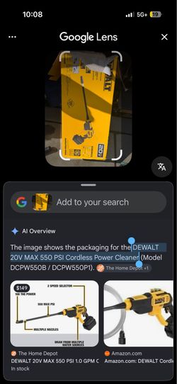 DEWALT Cordless Power Cleaner