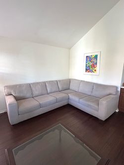 Costco Sectional Sofa / Couch (118" x 92") - Excellent Condition