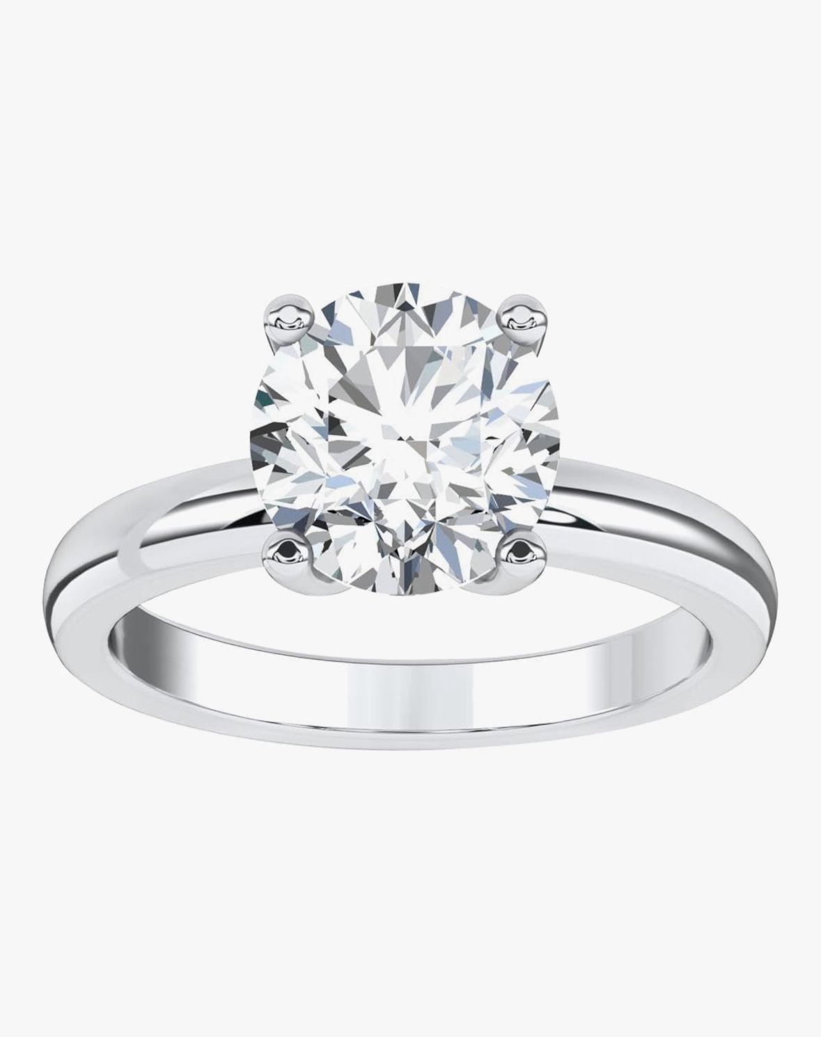 4 Prong Solitaire Diamond Ring
