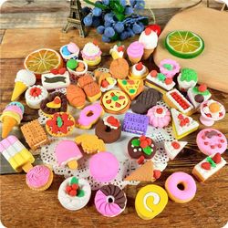 Desert and food erasers