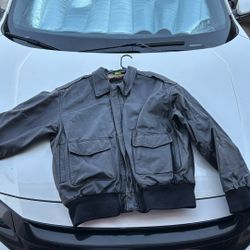 Vintage Leather Jacket , Used NSU Top And Bottom Size Medium And Navy Peacoat Size 42l