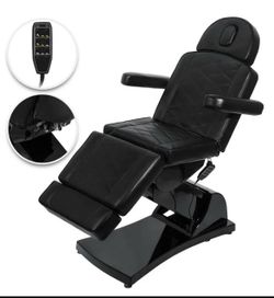 VEVOR 4 Motors Electric Facial Chair Full Electrical Massage Table Dental Bed Aesthetic Adjustable Reclining Chair for Podiatry Tattoo Spa Salon All P