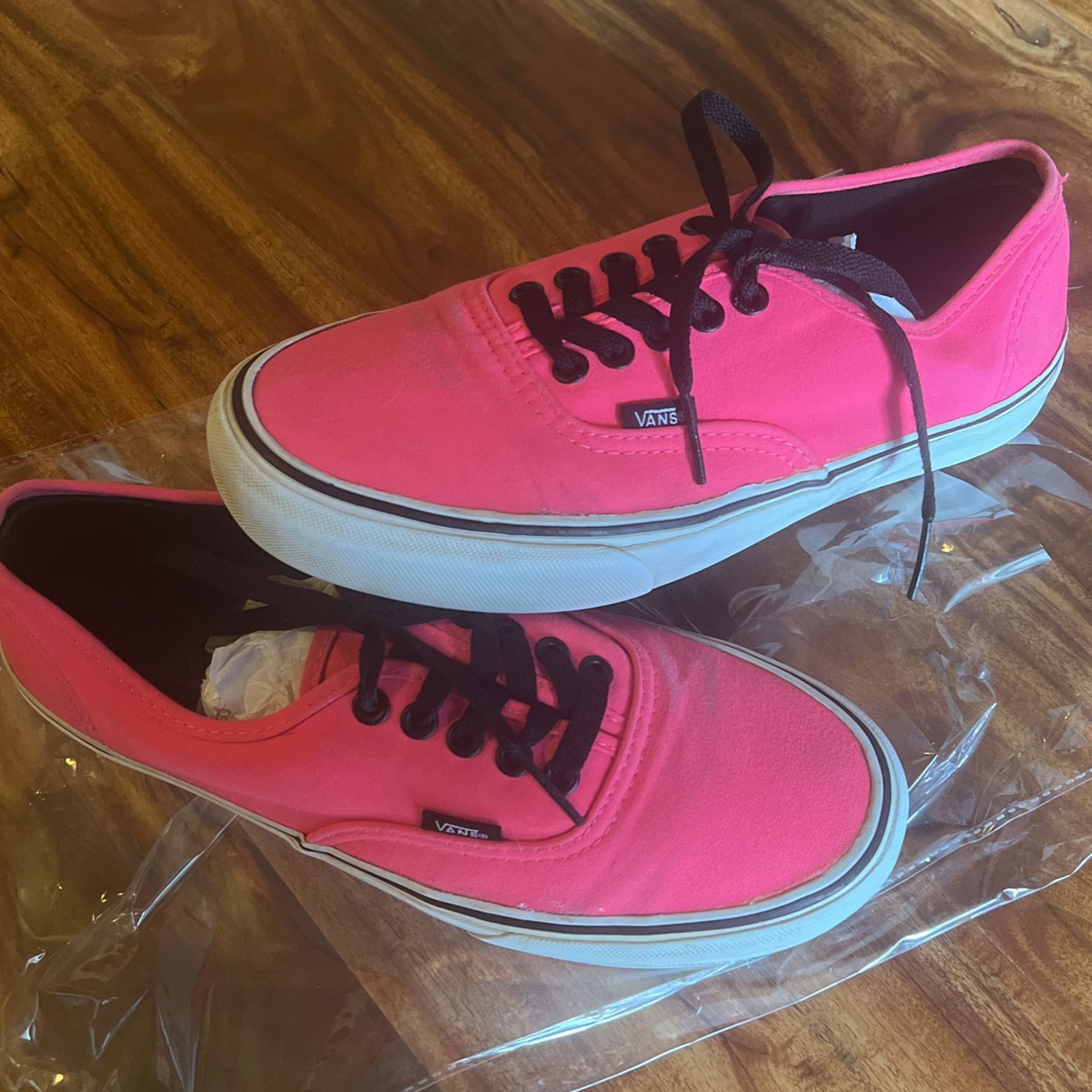 Hot Pink vans sneakers 