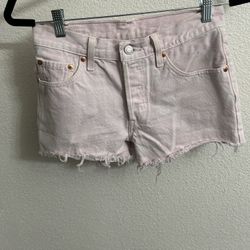 Levi Pink Shorts Size 25 Waist