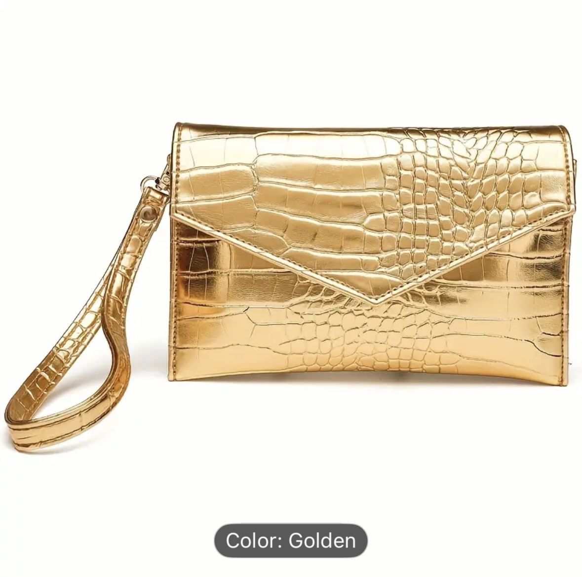 Women'S Fashion Crocodile Pattern Clutch