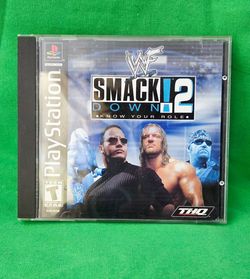 WWF SmackDown 2 Know Your Role Sony PlayStation 1 PS1 Complete Tested w Manual