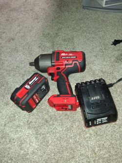 BAUER 20V Brushless Cordless, 1/2 in. High-Torque Impact Wrench