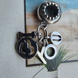 Pandora I Love You Charm