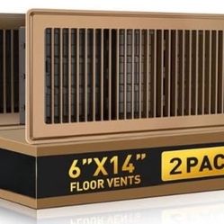 Adjustable floor registers