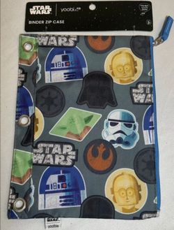 brand new disney star wars zippered pencil pouch case