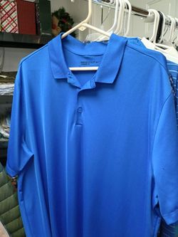 Nike Golf shirt Dri Fit Blue XL