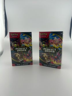 Pokémon TCG: Mega Evolution-Perfect Order Booster Bundle (6 Packs) New Sealed 2x