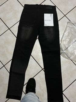 Purple jeans