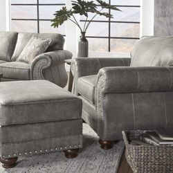 Roundhill Chair And Ottoman Set! 