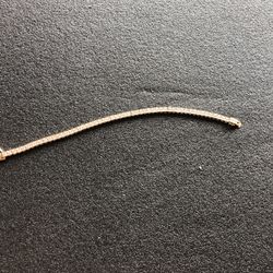 14k Bracelet. Think They Are Crystals But Not Sure. 