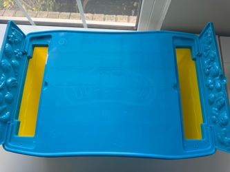 Play dough activity table with storage