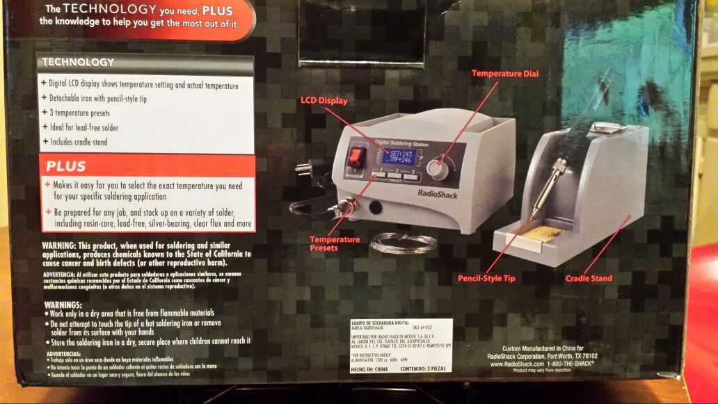 Digital Soldering Station 64-053 Radio Shack NEW UNUSED