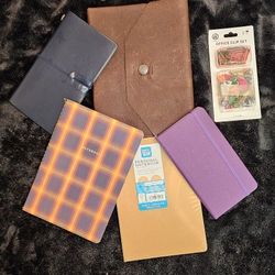 Journals..Note Books..Paper clips