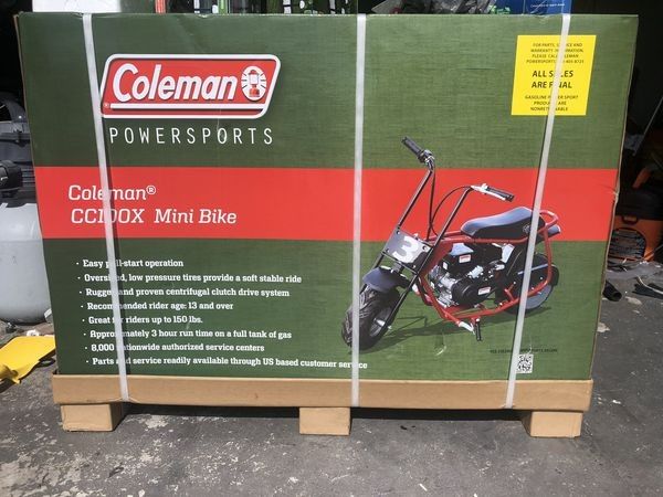 Coleman mini bike. Gas powered, BRAND NEW IN BOX SEALED...$450 No offers NO TRADES