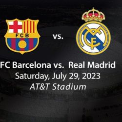 FC BARCELONA VS REAL MADRID EL CLASICO $450 EACH