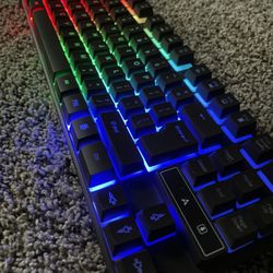 Discounted price limited time offer. RGB Gaming Keyboard - Vivitar USB (Lights Up)
