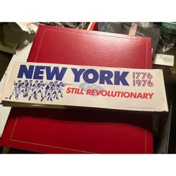 New York Still Revolutionary Bumper Sticker 1976 Bicentennial Constitution NY 76