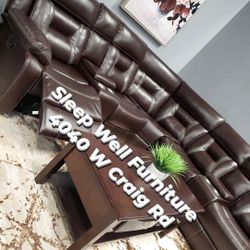 ✨️ Reclining Sectional, Sofa 🌟 Furniture Queen Bedrooms, Dining Avail 