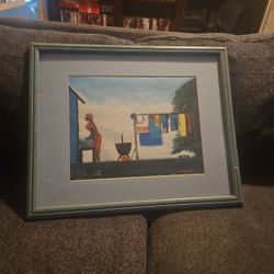 Framed Canvas Painting 