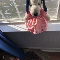 Vintage Peanuts Plush Snoopy Belle Toy Doll