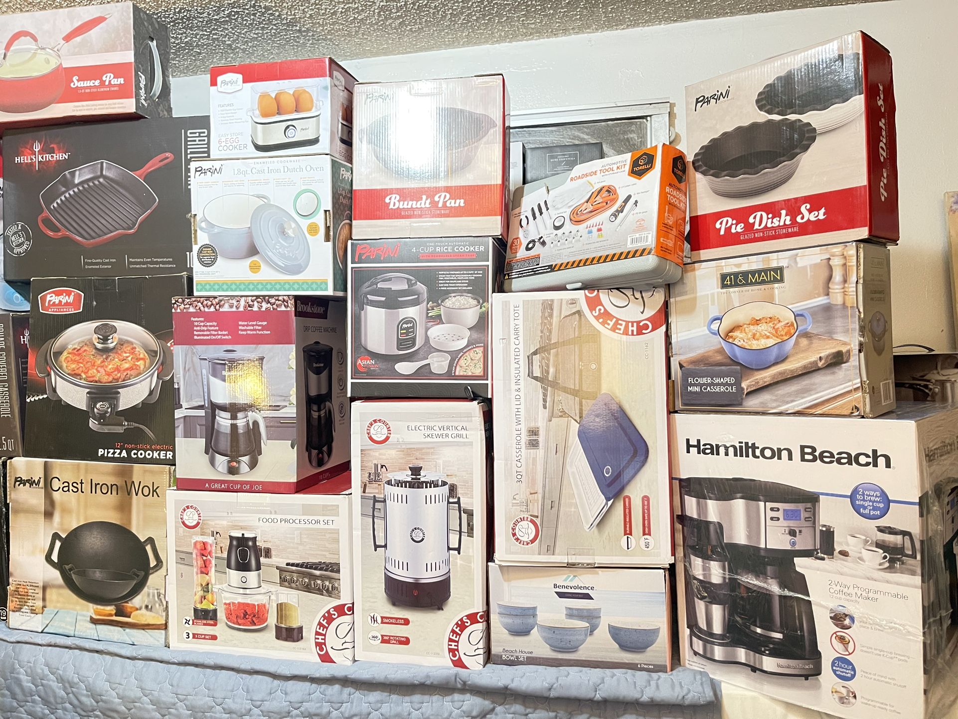 All New Items In Original Boxes First Come First Serve Everything Must Go