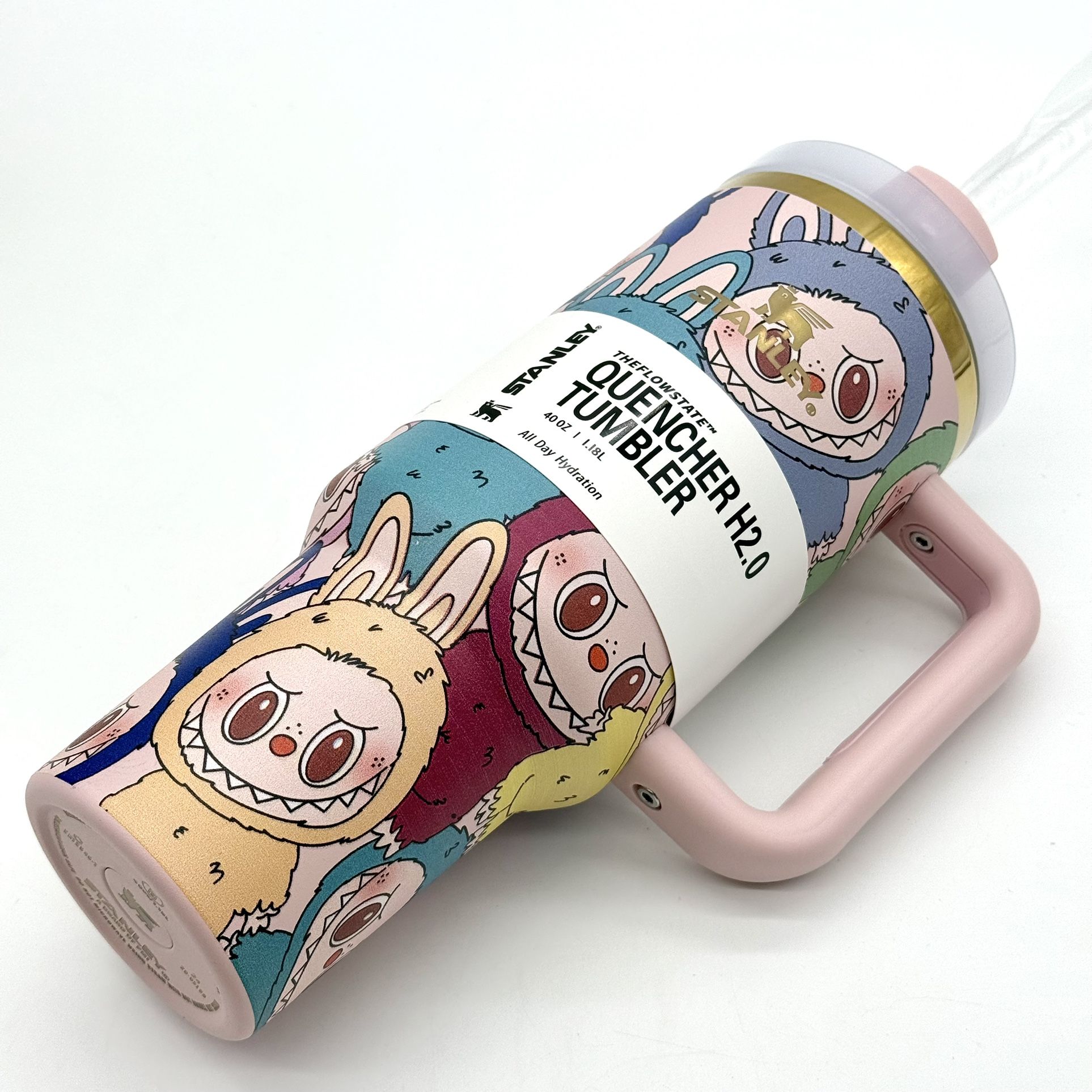 Labubu Stanley 40 Oz Tumbler Quencher Cup